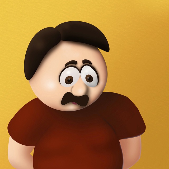 Free Man Caricature illustration and picture