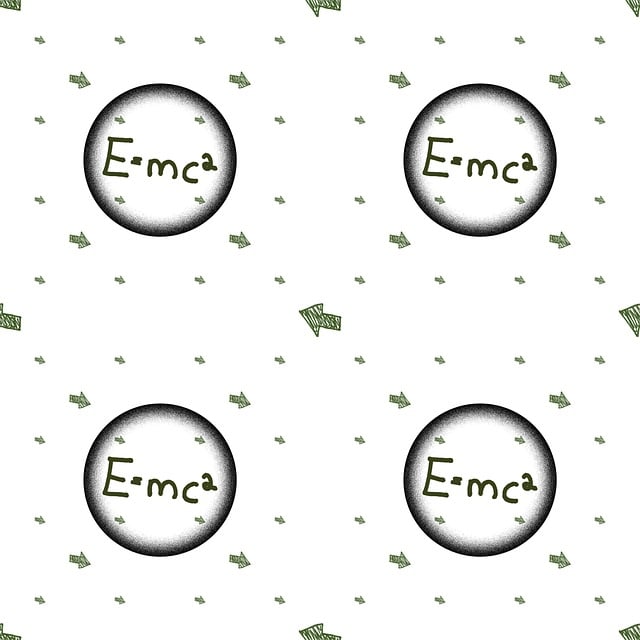 Free e mc2 theory of special relativity science illustration