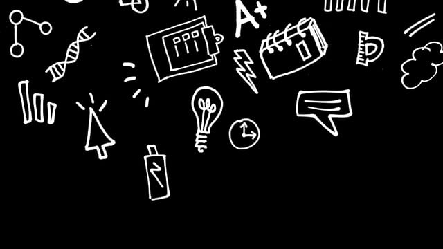 Bildung, Wissenschaft, Gekritzel