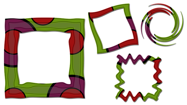 Free frame art pattern illustration