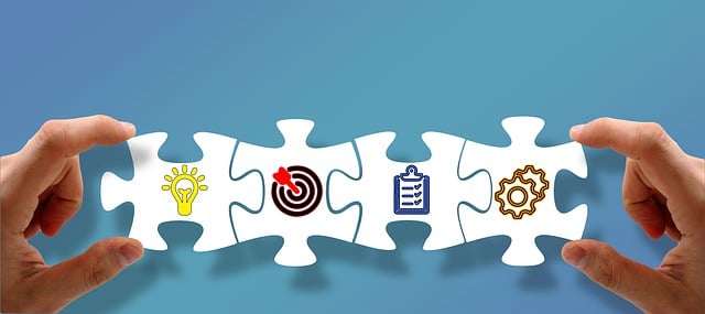 Free puzzle idea goal illustration