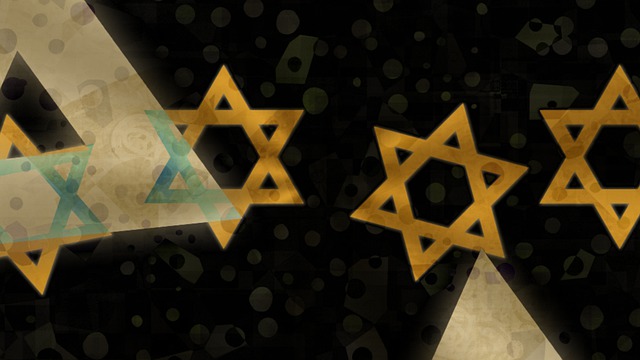 Free star of david memorial day six-pointed star illustration