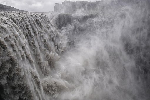 Waterfall, Dettifoss, Iceland