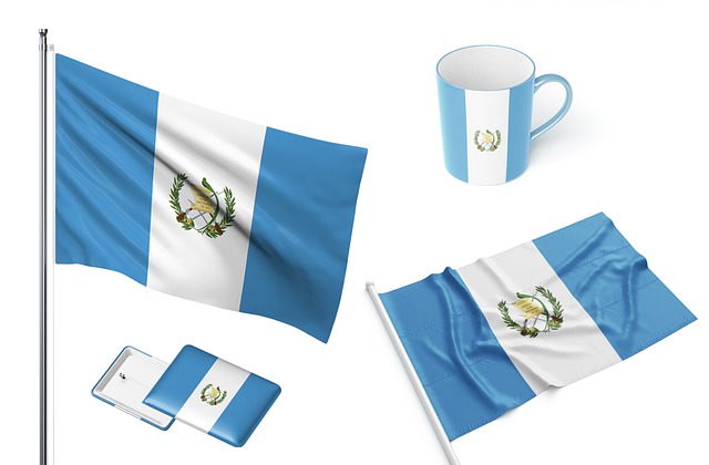 Free country flag guatemala illustration