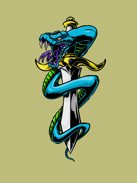 Free Snake Art vector and picture