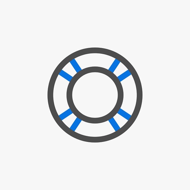 Free lifesaver ring safety vector