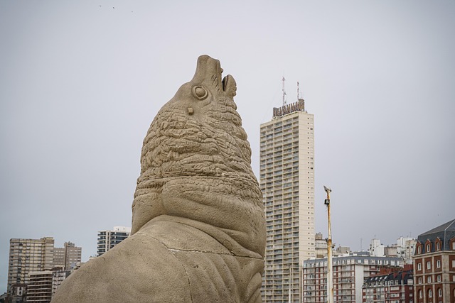 Wolf, Seewolf, Tier, Monument