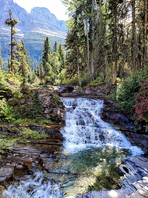 Free Waterfall Glacier photo and picture