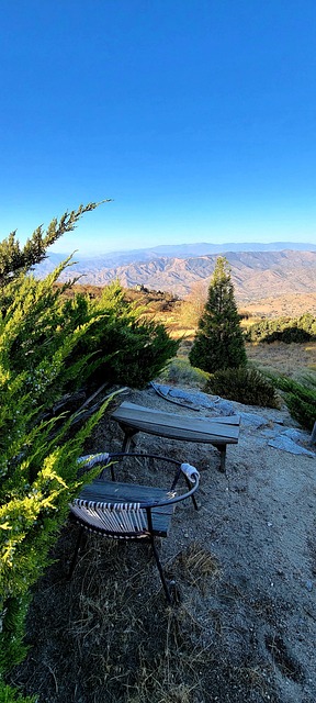 Free Park Bench Hilltop photo and picture