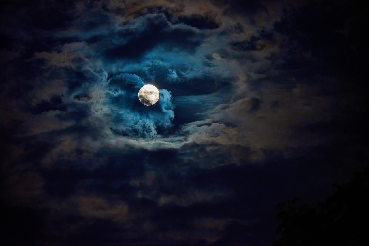 月亮 夜晚 天空 - Pixabay上的免费照片