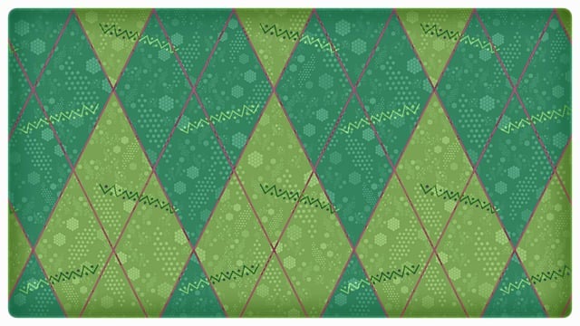 Free rhomboid honeycomb pattern illustration