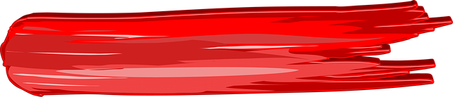 Free brush stroke brush red illustration
