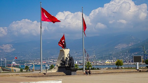 Free Beach Flag photo and picture