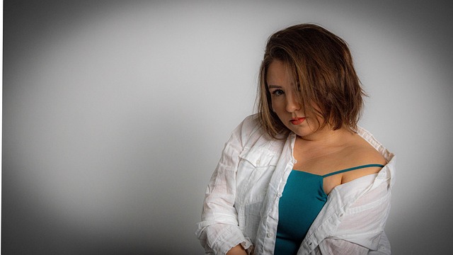 Frau, Modell, Pose, Stil, Mode, Posiert