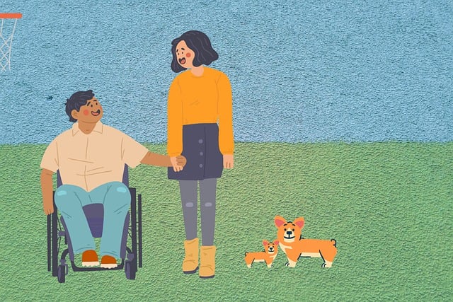Free friends couple friendship illustration