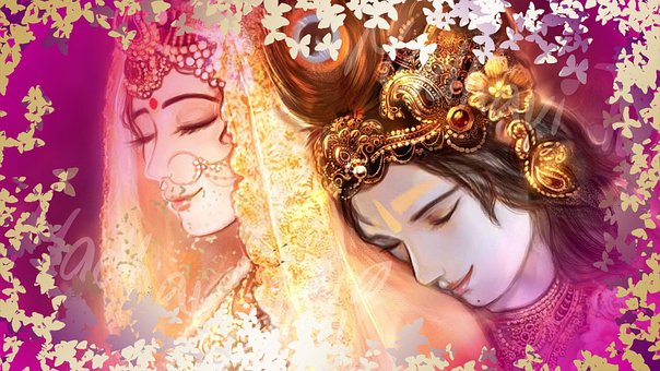 Free Krishna Radhe photo and picture
