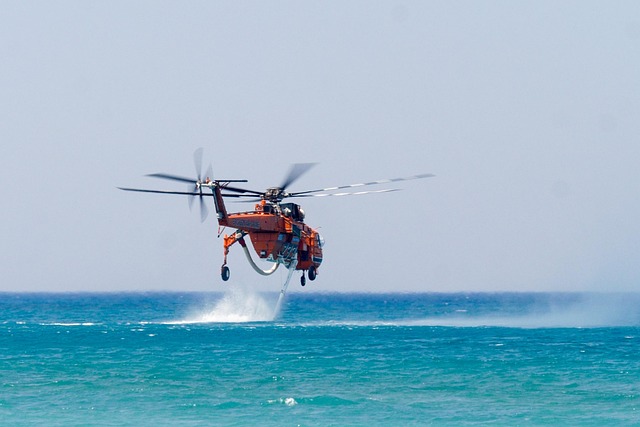 Free Fire-Fighting Helicopter Fire Fighters photo and picture
