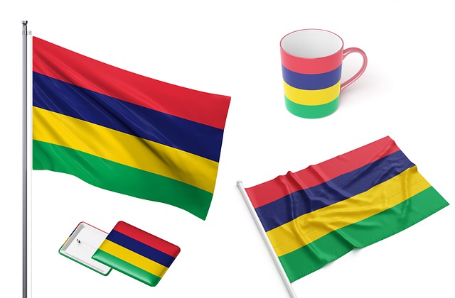 Free mauritius country flag illustration