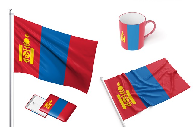 Free mongolia country flag illustration