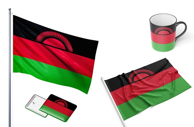 Free malawi country flag illustration