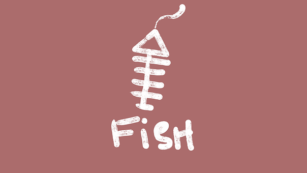 Kreide, Redboard, Fische, Brett, Symbol