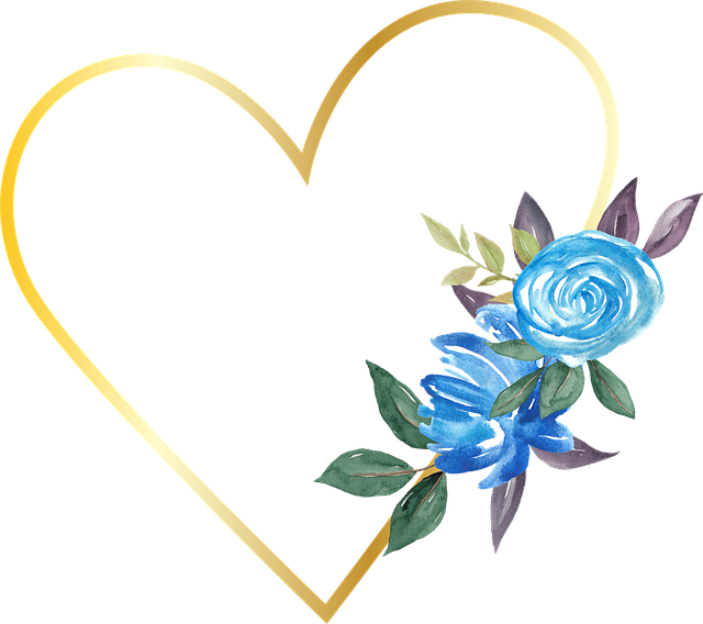 Free heart decorative frame beautiful wallpaper illustration