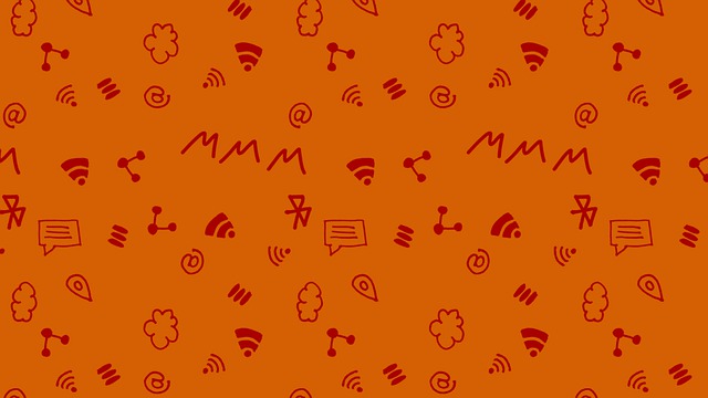 Free internet doodle background illustration
