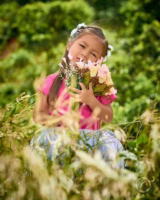 Free Little Girl Field photo and picture