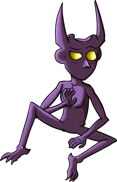 Free fiend demon imp illustration