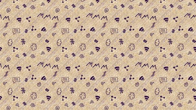Free internet doodle background illustration