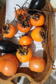Cáqui, Fruta, Assoalhos, Natureza