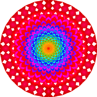 Free Rainbow Flower vector and picture