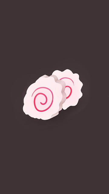 Free narutomaki naruto food illustration