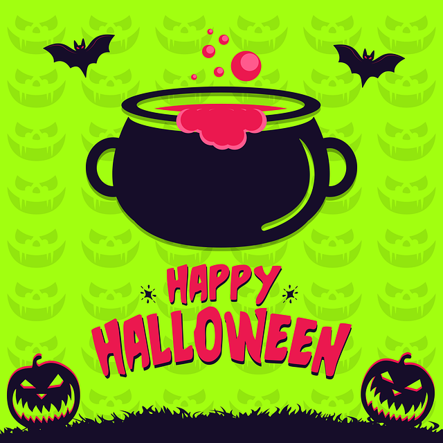 Free halloween horror spooky illustration