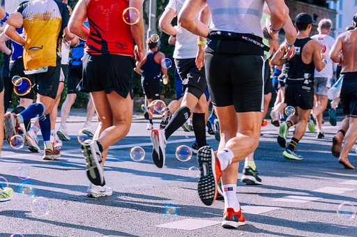 Rennen, Marathon, Sport, Atleten