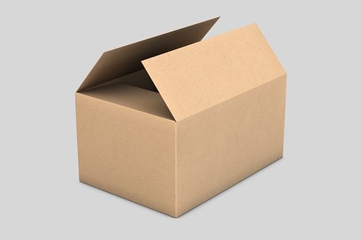 Kasten, Karton, Verpackung, Lieferung