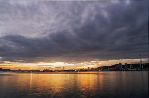 Free Sea Sunset photo and picture
