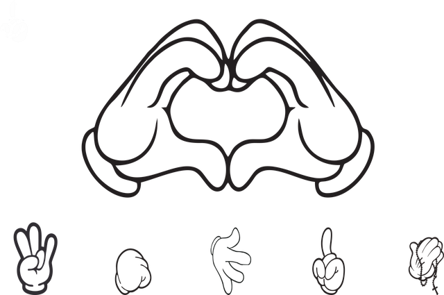 Free love valentine float vector