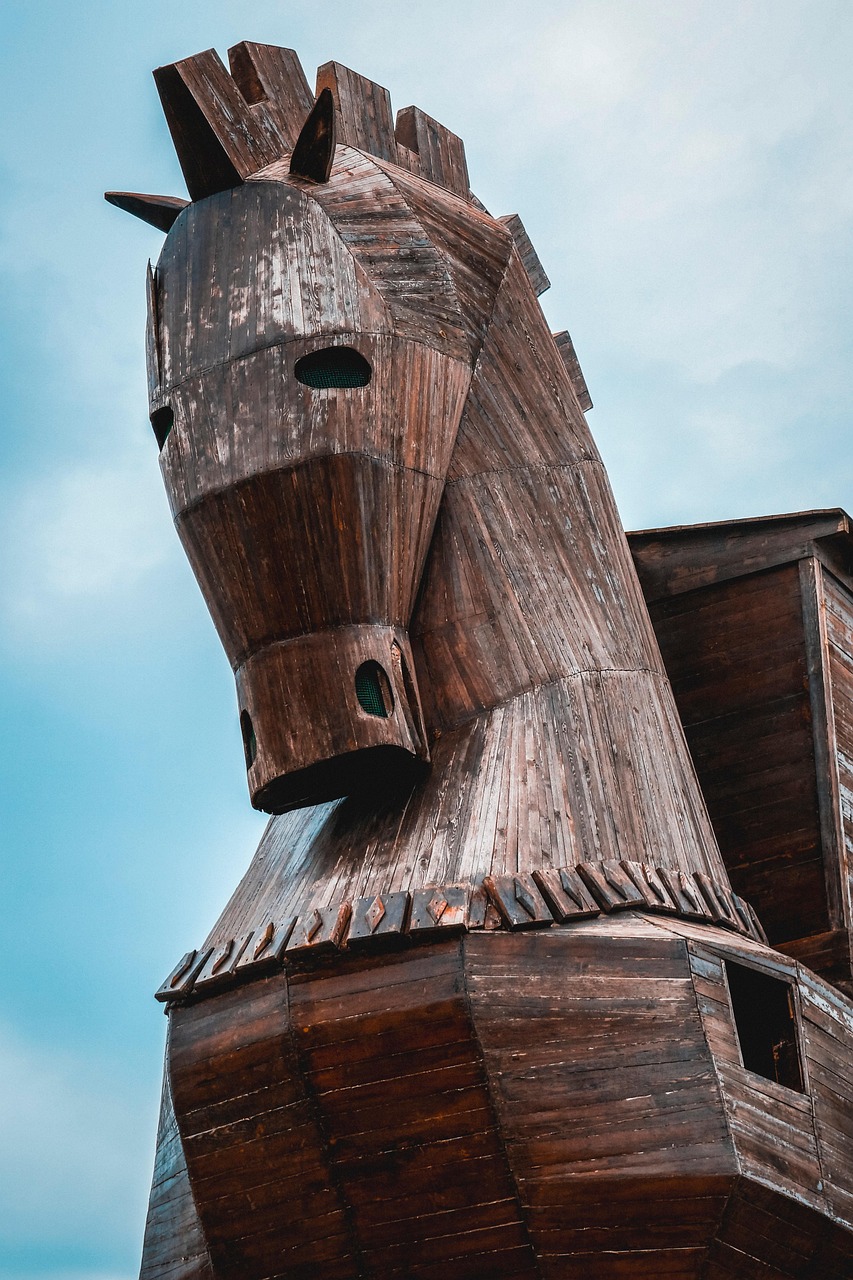 Trojan Horse Sculpture Monument Free Photo On Pixabay