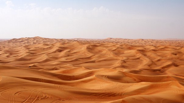 Deserto, Areia, Dunas, Panorama
