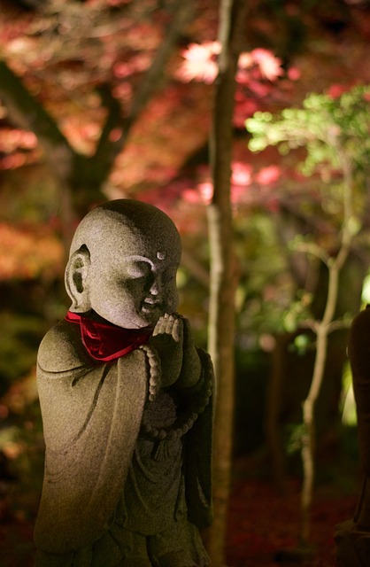 Buda, Estátua, Jardim, Budismo