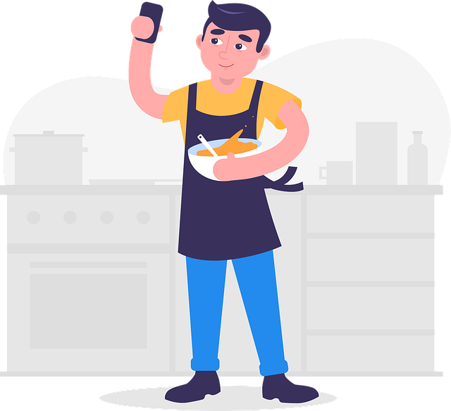 Free Cooking Man vector and picture