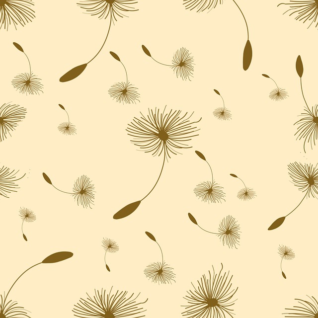 Free flowers art pattern illustration