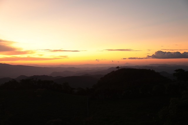 Free Sunset Mountains photo and picture