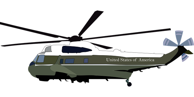 Free Marine One Helicopter vector and picture