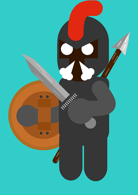 Free warrior war weapon vector