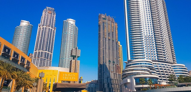 Bygning, Design, Skyskrabere, Dubai