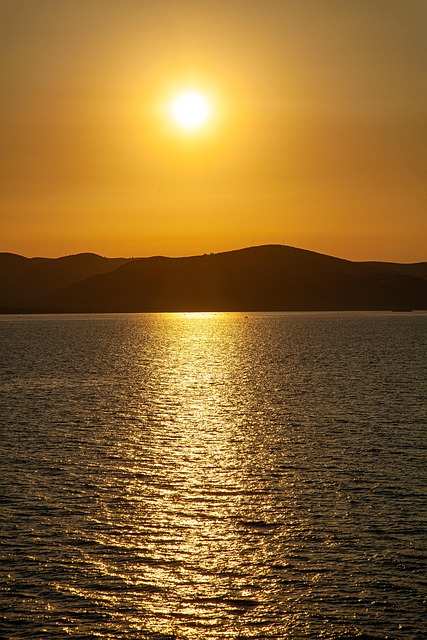 Free Sea Sunset photo and picture