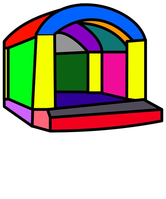 Free Bouncy House illustration and picture
