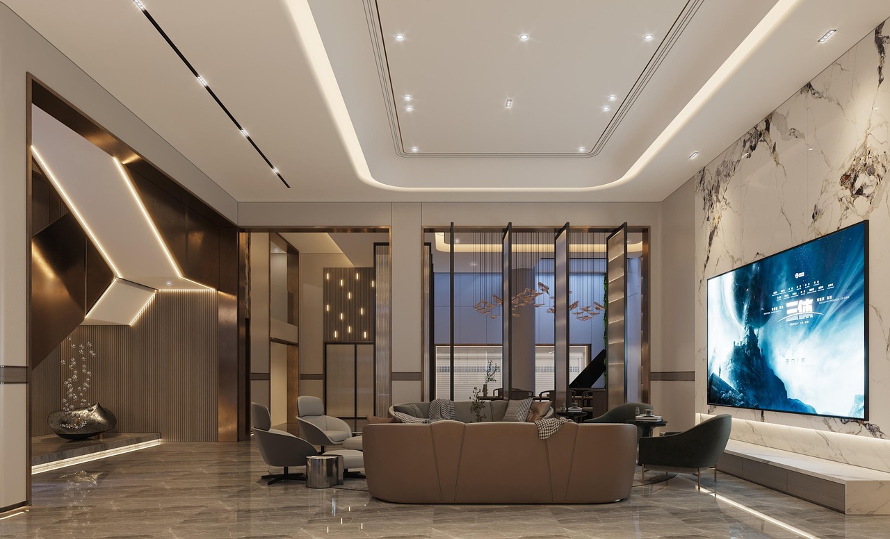 Free Living Room Interior Design photo and picture